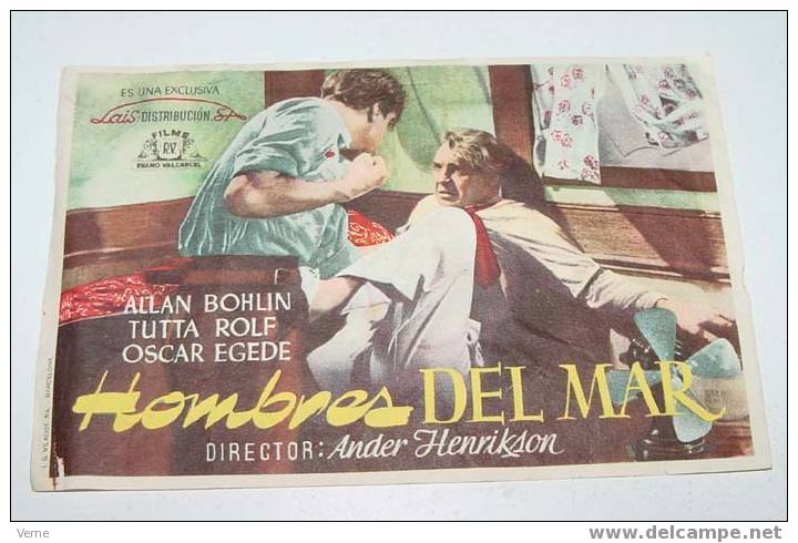 ANTIGURO PROGRAMA DE MANO DE LA PELICULA RUMBO - CON FERNANDO GRANADA Y PAQUITA RICO , ORIGINAL CON PUBLICIDAD DEL CINE - Afiches & Pósters