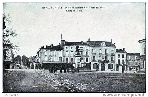 Nérac - Place De Normandie  - Hôtel Des Postes - Route De Mézin - Nerac