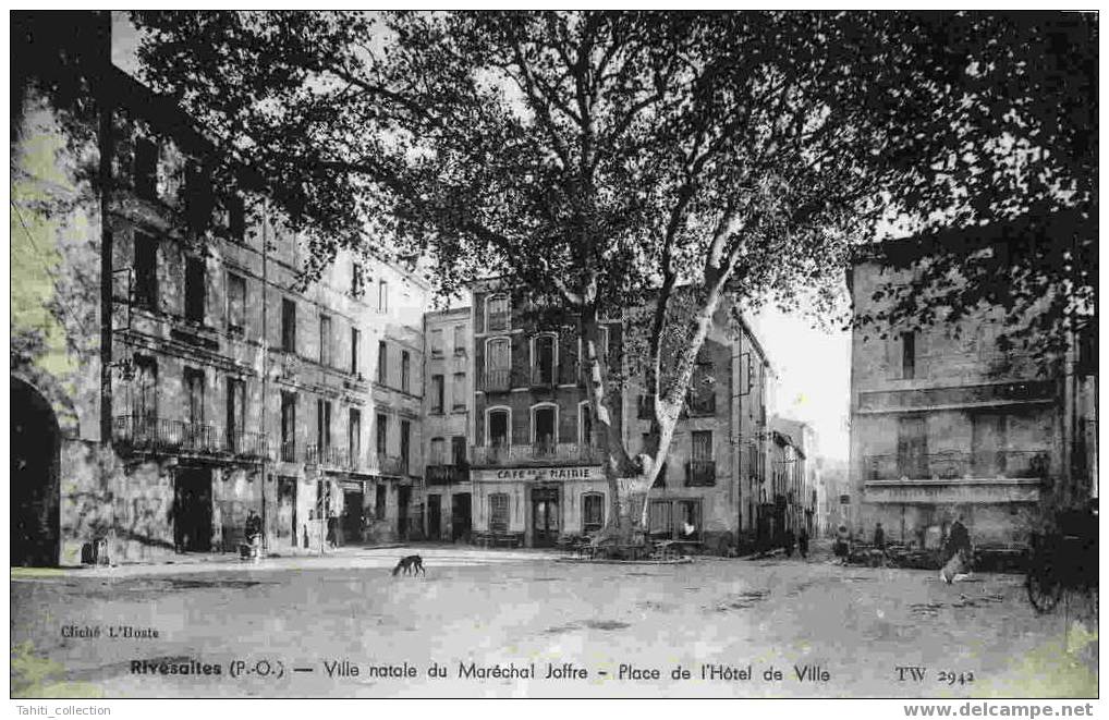 RISEVALTES - Place De L'Hôtel De Ville - Rivesaltes