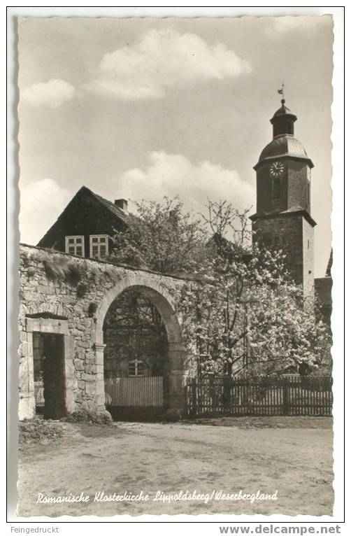 (Lkrs. Kassel, Wahlsburg) Lippoldsberg Klosterkirche - Foto Ak '59 - (d 1138) - Kassel