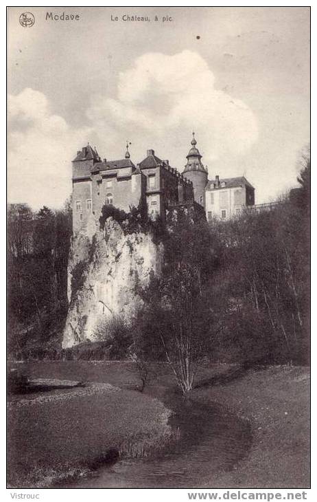 MODAVE - Le Château, à Pic - Circulé - Circulated - Gelaufen - 1909. - Modave