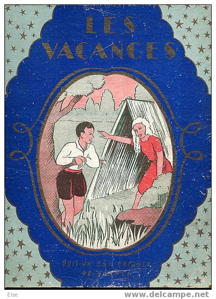 LES VACANCES D APRES LA COMTESSE DE SEGUR  -  EDITION DES ENFANTS DE FRANCE  -  NOMBREUSES ILLUSTRATIONS DE  ? - Contes