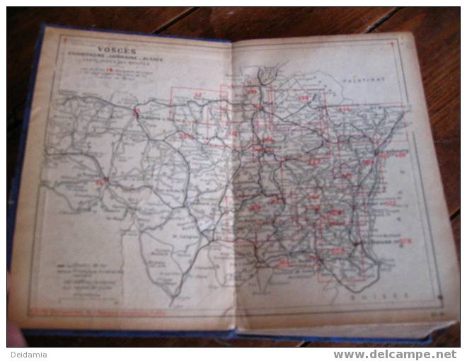 Les Guides Bleus Vosges, Lorraine Alsace, 1928 - Maps/Atlas