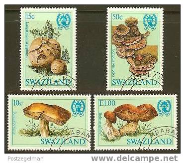 SWAZILAND 1984 CTO Stamp(s) Mushrooms 462-465 #2549 - Swaziland (1968-...)