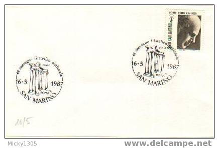 San Marino Sonderstempel / Special Cancellation (0452) - Brieven En Documenten