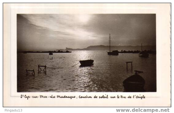 St Cyr La Madrague Coucher De Soleil Sur Le Bec De L'Aigle Coll. Frassati Tabacs à Voir - Saint-Cyr-sur-Mer