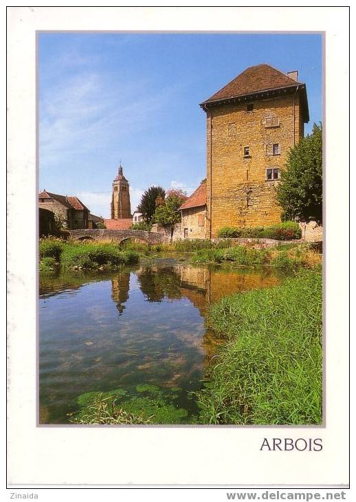 CARTE POSTALE D´ARBOIS - LA TOUR GLORIETTE ET L EGLISE SAINT-JUST - Arbois