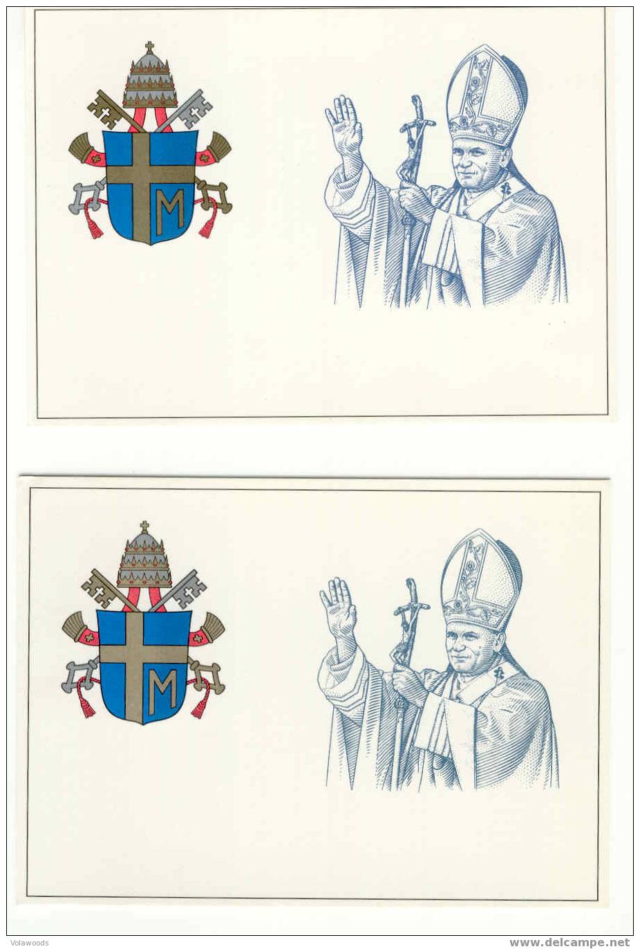 Vaticano - Cartoline Postali In Serie Completa S.S. Giovanni Paolo II° - Unused Stamps