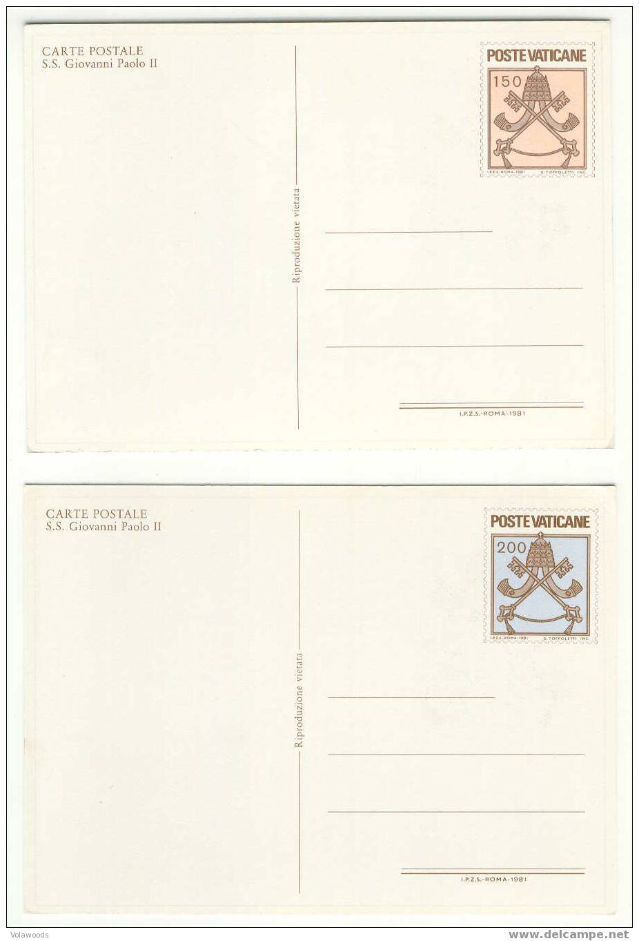 Vaticano - Cartoline Postali In Serie Completa S.S. Giovanni Paolo II° - Neufs