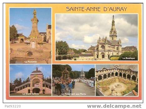 SAINTE-ANNE-D'AURAY (56 - Morbihan) La  Basilique + 4 Minivues/CPM écrite/Bon Etat - Monuments
