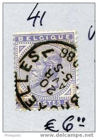 Belgique 41 Oblit Mais Très Petite Fente  Cote 40 E    Space Filler ! - 1883 Léopold II