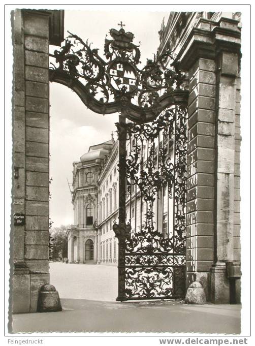 D 1191 - Würzburg. Östliches Hofgartenportal -  S/w Foto Ak, ø Gel. - Wuerzburg