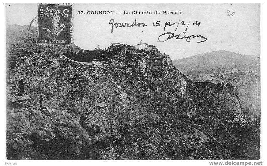 06 - GOURDON - Le Chemin Du Paradis - Gourdon