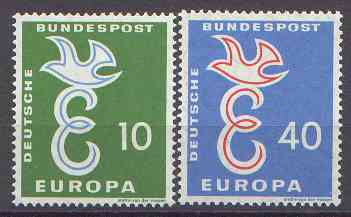 CEPT / Europa 1958 Allemagne N° 164 Et 165 ** - 1958