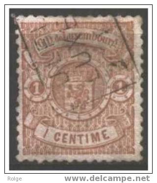 MS 1571  Yvert 39A     TREINSTEMPEL - 1859-1880 Stemmi