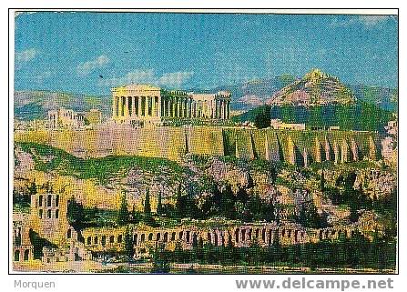 Postal ATENAS 1979 A Barcelona España - Lettres & Documents