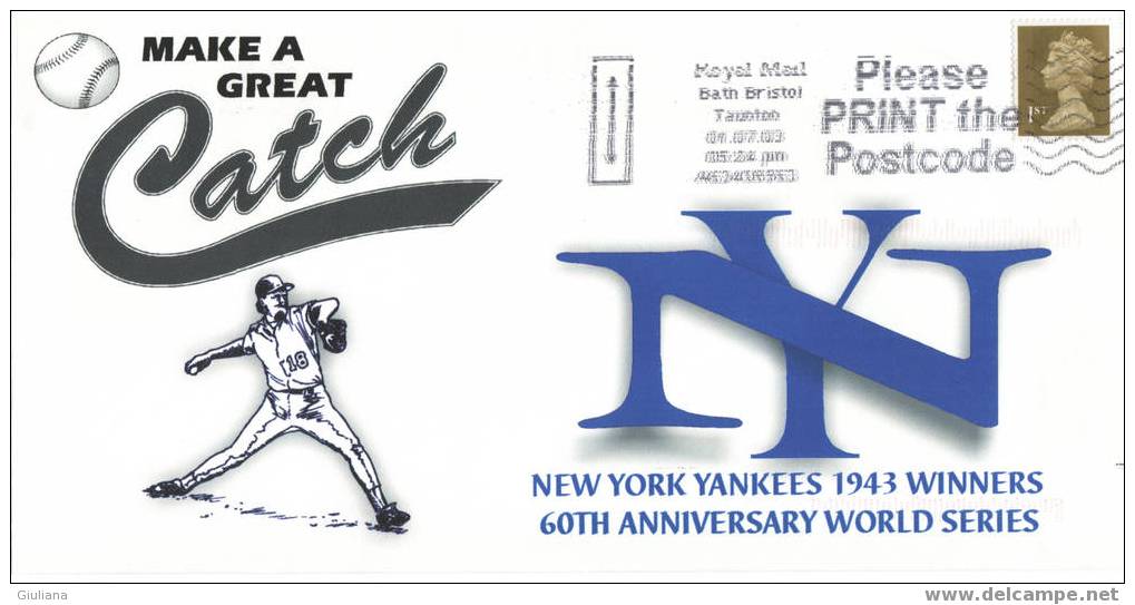 GRAN BRETAGNA - MAKE A GREAT CATCH NEW YORK YANKEES 1943 WINNERS - Base-Ball