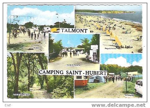 TALMONT ,Camping Saint-Hubert :les Jeux,Plage Du Veillon,Allée Des Chenes Verts , Entrée Du Camping .B/TB - Talmont Saint Hilaire