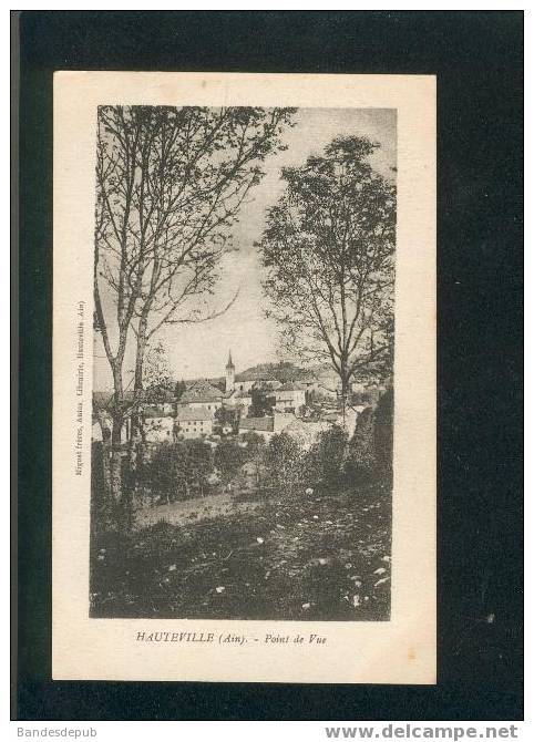 Hauteville - Point De Vue ( éd. Miguet Frères, Autos, Librairie ) - Hauteville-Lompnes
