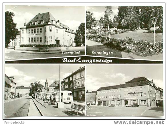 D 1234 - Bad Langensalza - S/w Foto MBk, 1965 Gelaufen - Bad Langensalza