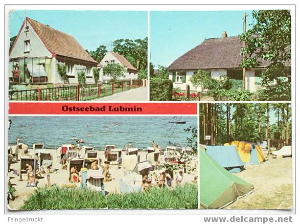 D 1226 - Ostseebad Lubmin - Farbige MBk, 1977 Gelaufen - Greifswald