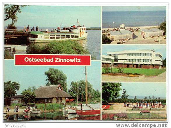 D 1224 - Ostseebad Zinnowitz, Krs. Wolgast - Farb. MBk Um 1980, Nicht Gel. - Zinnowitz