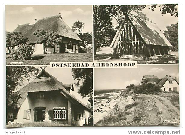 D 1237 - Ostseebad Ahrenshoop - S/w Foto MBk - 1965, Nicht Gelaufen - Fischland/Darss