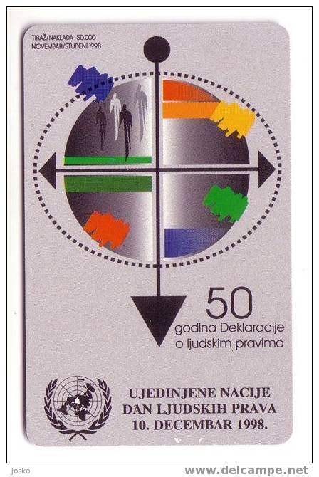 UNITED NATIONS - Helsinki Committee For Human Rights ( Bosnia - Rare ) Nations Unies Naciones Unidas Nações Unidas UN - Bosnien