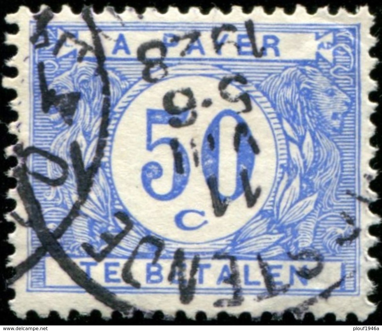 COB N° : TX  38 A (o) - Stamps