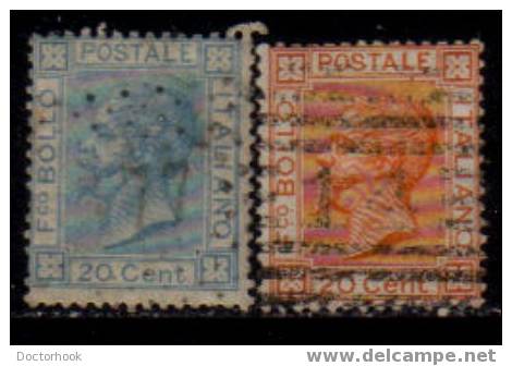 ITALY   Scott   #  35-6 F-VF USED - Oblitérés