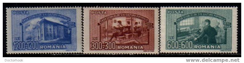 ROMANIA   Scott   # B 349-53*  VF MINT Hinged - Unused Stamps