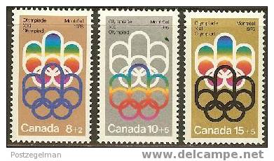 CANADA 1974 MNH Stamp(s) Olympic Games 556-558 #5627 - Unused Stamps