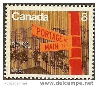 CANADA 1974 MNH Stamp(s) Winnipeg 559 #5628 - Unused Stamps