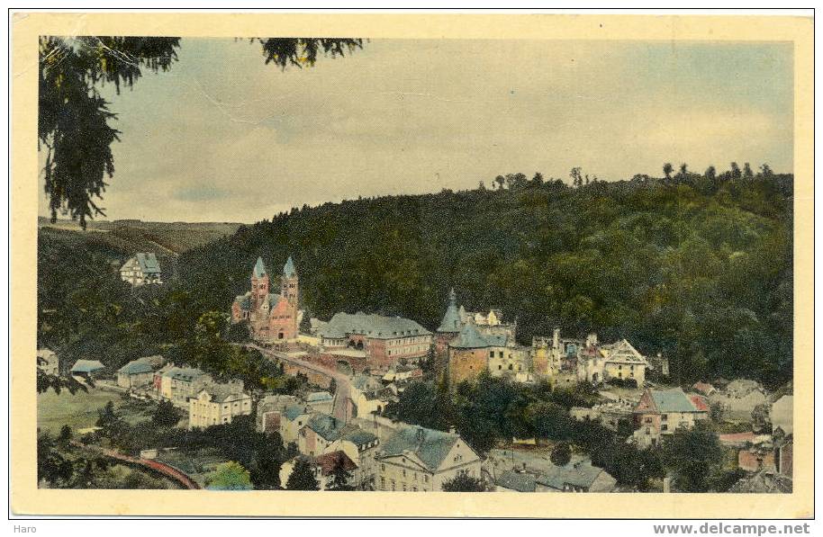 CLERVAUX - Vue Générale - Panorama- Colorisée. (310) - Clervaux