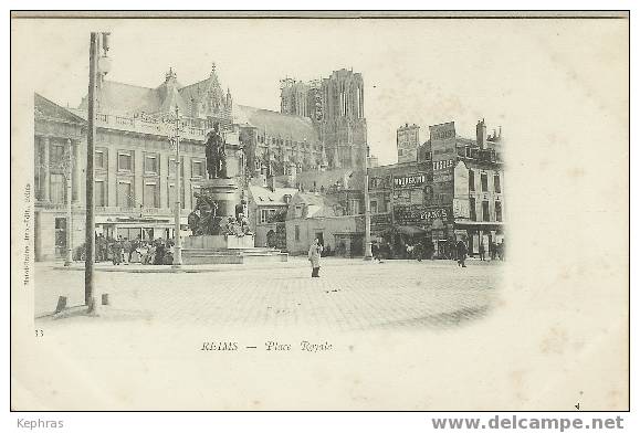 REIMS : Place Royale - Belle Animation - Reims