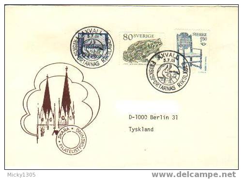 Schweden / Sweden - Sonderstempel / Special Cancellation (0838) - Briefe U. Dokumente