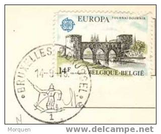 Postal Bruxelles (Belgica) 1978 - Brieven En Documenten