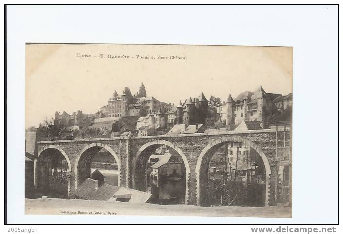 19 Dép.- Corrèze - 35. Uzerche - Viaduc Et Vieux Chateaux. - Uzerche