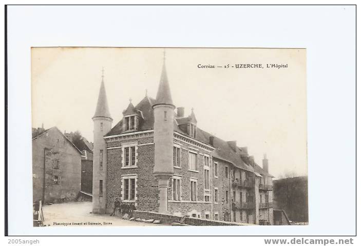 19 Dép.- Corrèze - 25 - Uzerche ,L'Hopital. Phototypie Bessot Et Guionie,Brive. - Uzerche