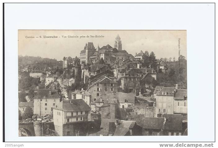 19 Dép.- Corrèze - 9. Uzerche - Vue Générale Prise De Ste-Eulalie. - Uzerche