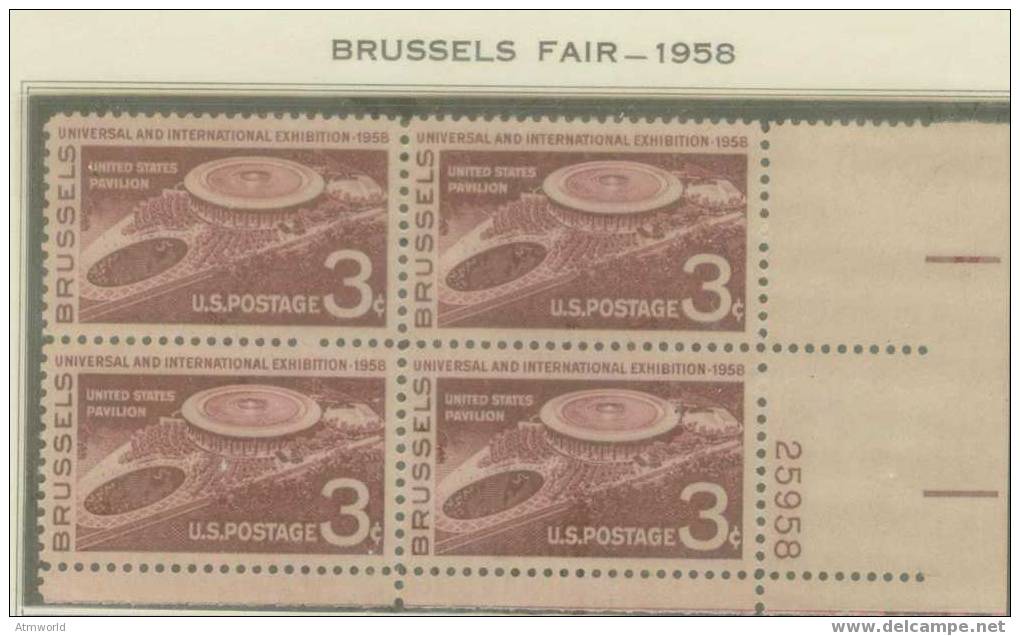 USA ----BRUSELLS FAIR---- - Unused Stamps