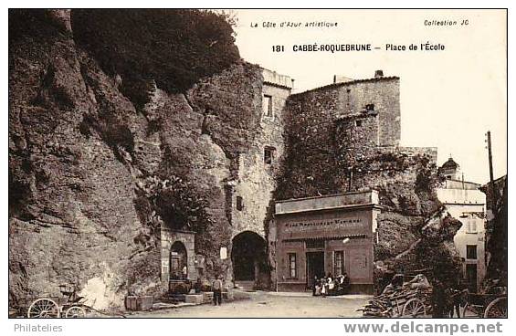 CABBE  ROQUEBRUNE  PLACE DE L ECOLE - Roquebrune-Cap-Martin