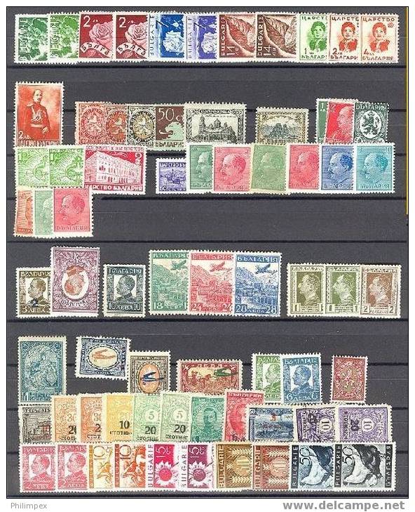 BULGARIA EXCELLENT GROUP, MANY NEVER HINGED, CV 655 Euro - Colecciones & Series