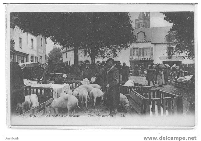 35 // ILLE ET VILAINE /DOL DE BRETAGNE / Le Marché Aux Cochons / LL 20 - Dol De Bretagne