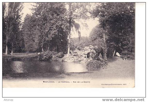 Montlignon : Vue De La Grotte Dans Le Parc Du Château - Montlignon