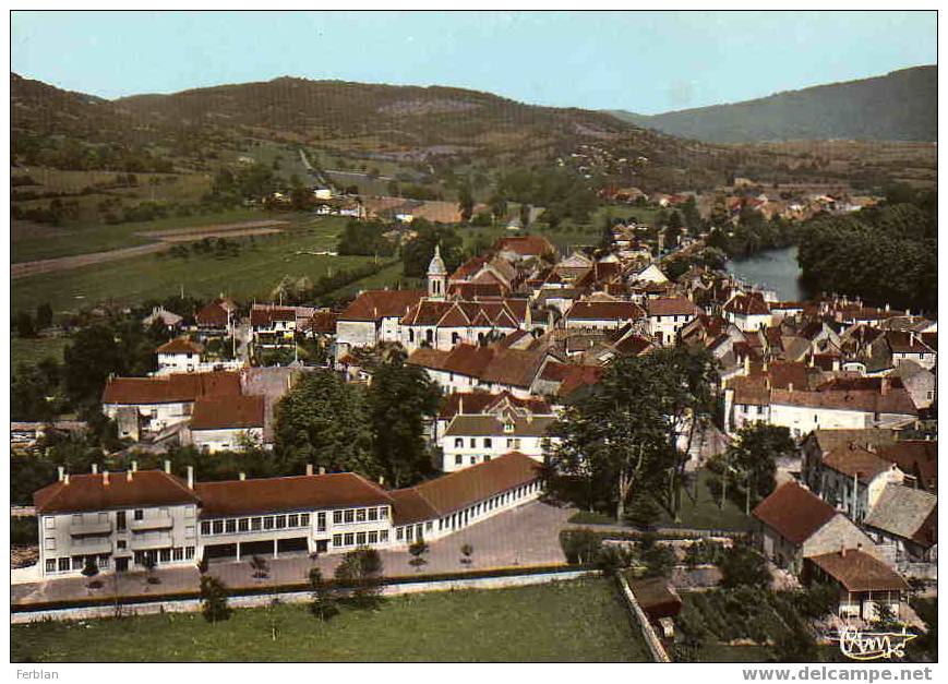 25.QUINGEY. Vue Générale Aérienne. Carte Dentelée. - Autres & Non Classés