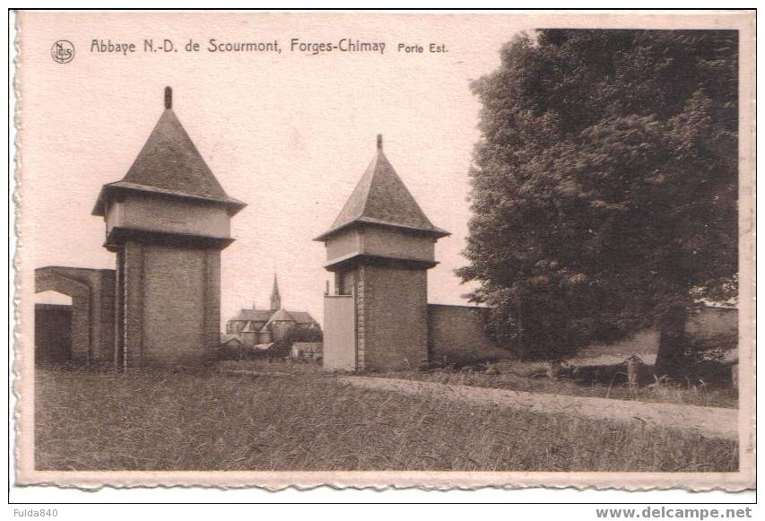 FORGES-CHIMAY.  ABBAYE DE SCOURMONT. (porte Est).  Ed: Nels. - Chimay