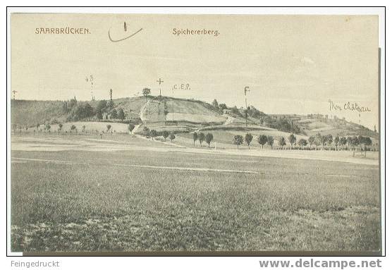 D 1383 - Saarbrücken Spichererberg - S/w Ak Um 1910 - Saarbrücken