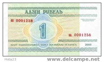 Belarus-1 Roubles 2000 Years-UNC X 10 PIECES - Belarus