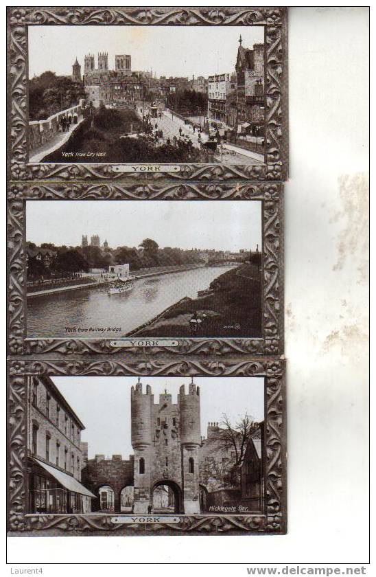 York X 4 Carte - Great Britain - York X 4 Cards / 1930´s - Vers 1930 - York